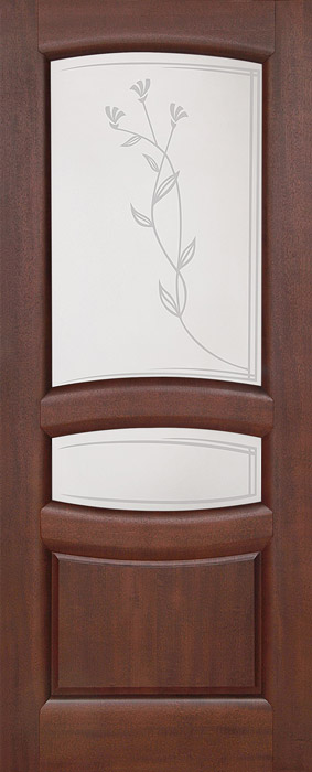 Россич межкомнатная дверь  Модерн шпон - Персей стекло.