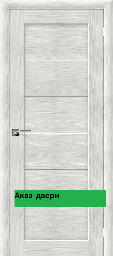 Межкомнатная дверь  Аква-1  Bianco Veralinga.