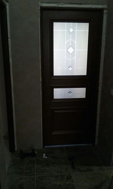 Россич межкомнатная дверь Багет -2 шпон натурального дуба светлый.
