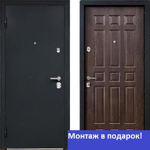 Torex входная стальная дверь  ( ULTIMATUN MP) капучинно /  Дуб мореный КВ-6.