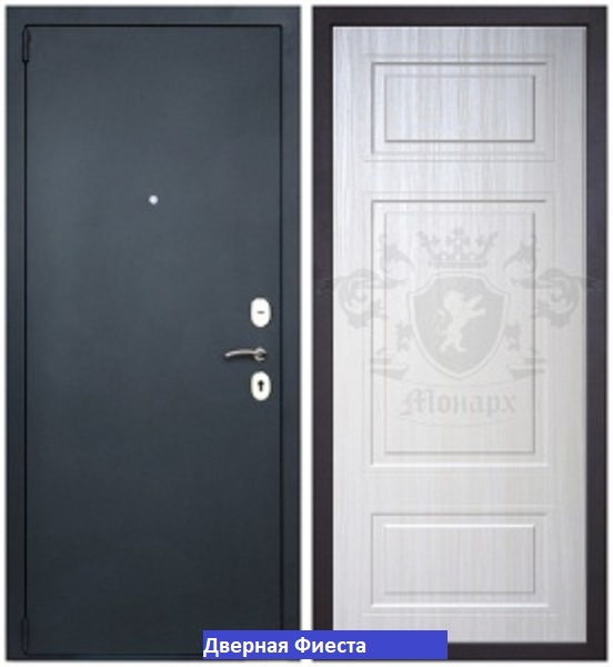 Монарх входная стальная дверь Монарх 1 (ЗК) Конструктор ( МДФ 16 мм) .