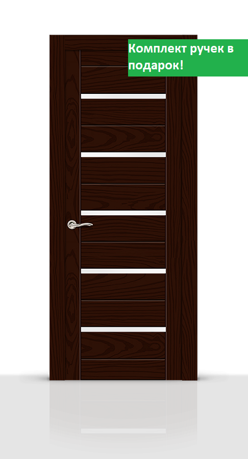 Ситидорс межкомнатная дверь коллекция Fresh Style Турин 5, ясень шоколад.