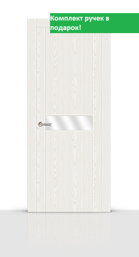 Ситидорс межкомнатная дверь коллекция  Fresh Style     Турин 1 белый ясень.