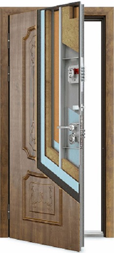 Torex входная стальная дверь  ULTIMATUM PP K-9 / К-9 панель/панель. КТ орех грецкий.